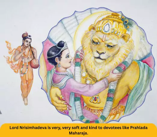 sva-bhaktanam nri-keshari kesarivo sva-potanam